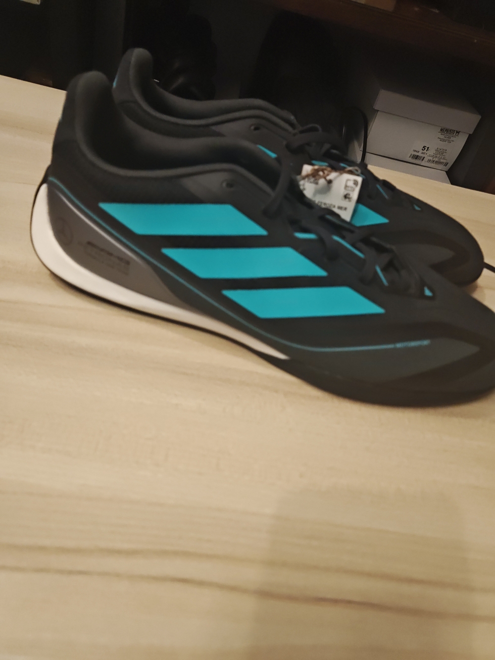 adidas Men’s Black & Teal Running Shoes